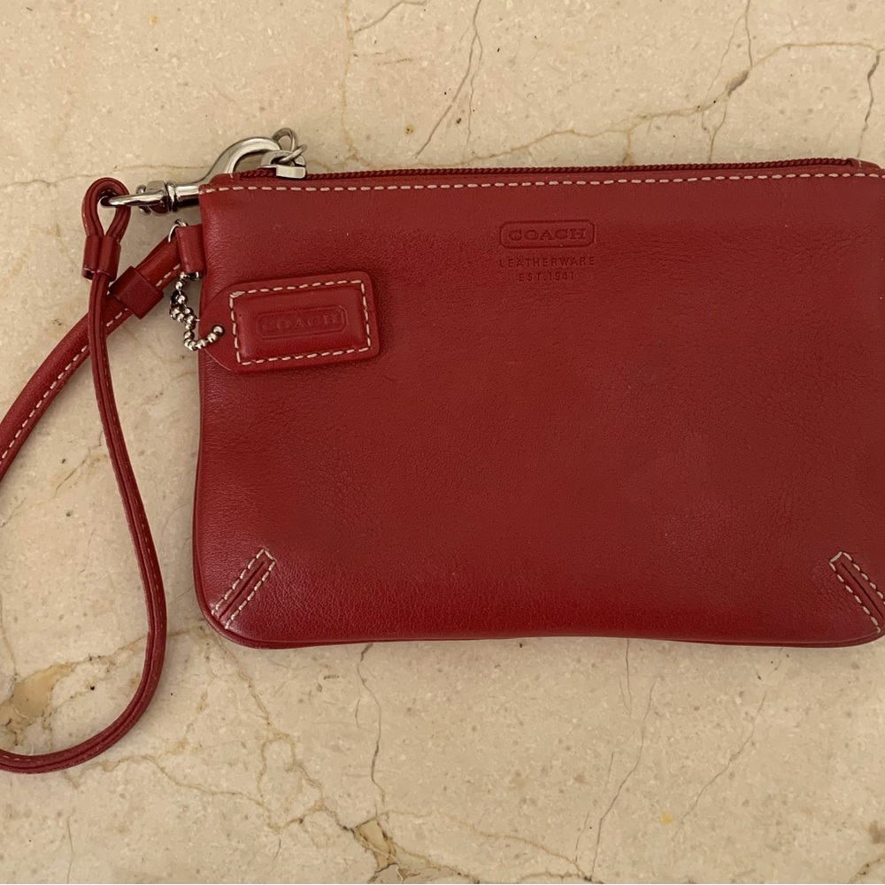 Mini Coach wristlet